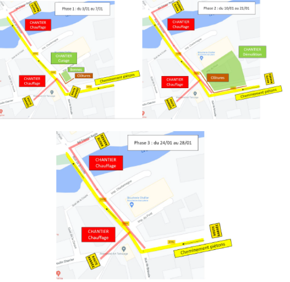 Phasage avec travaux de démolition