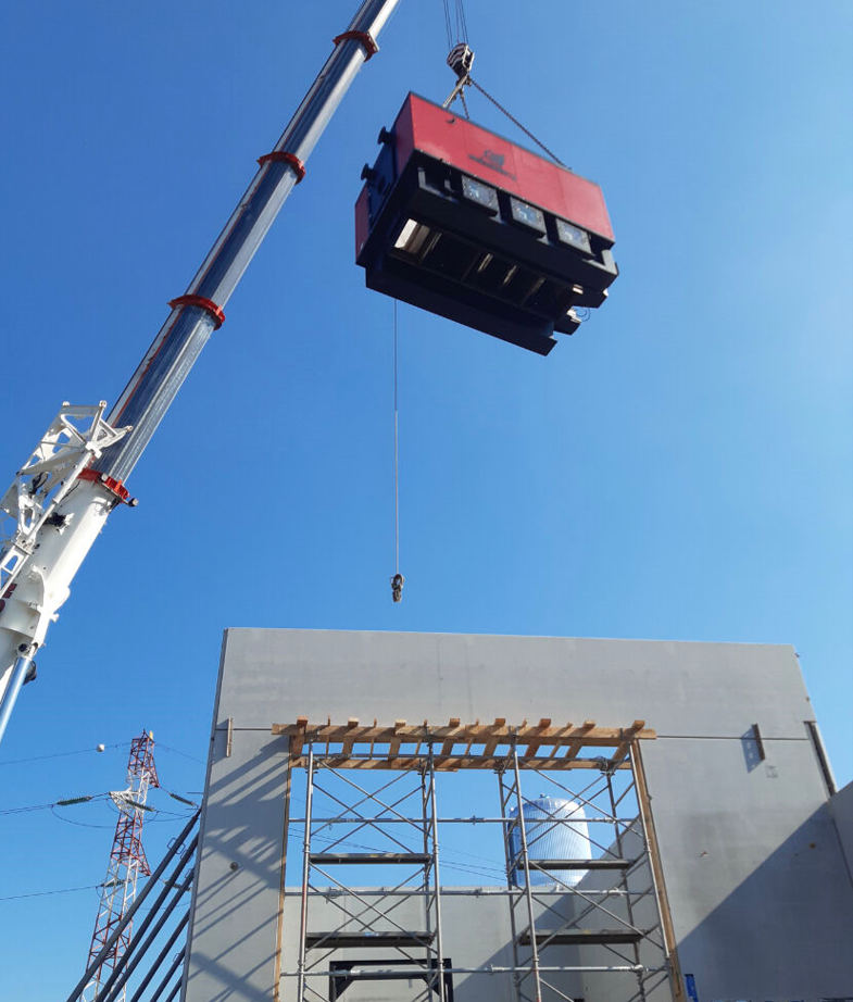 chaudière biomasse arrivée