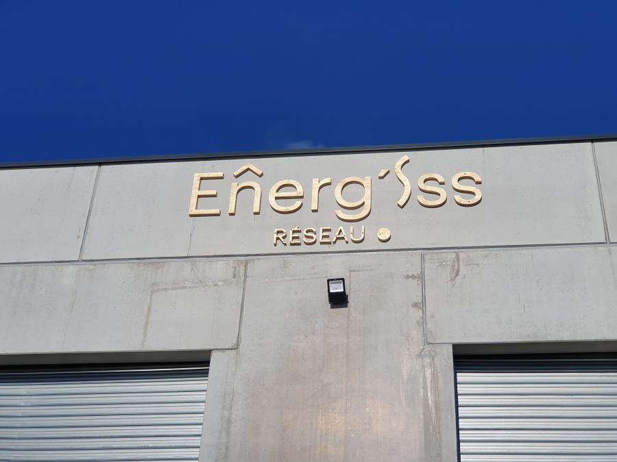 Enseigne chaufferie Energ'Iss 1