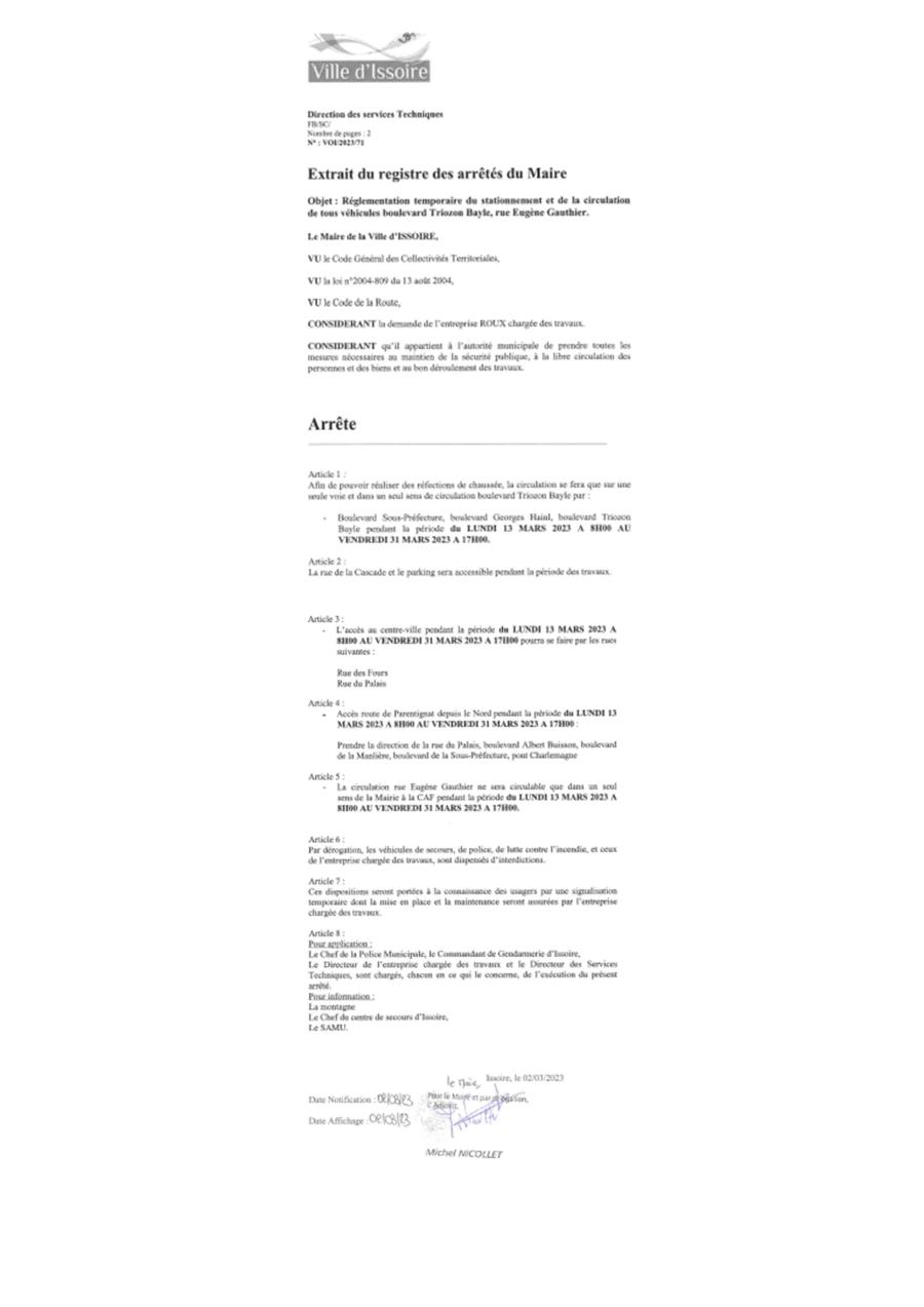 Infos travaux Energ'Iss - mars 2023 - page 2